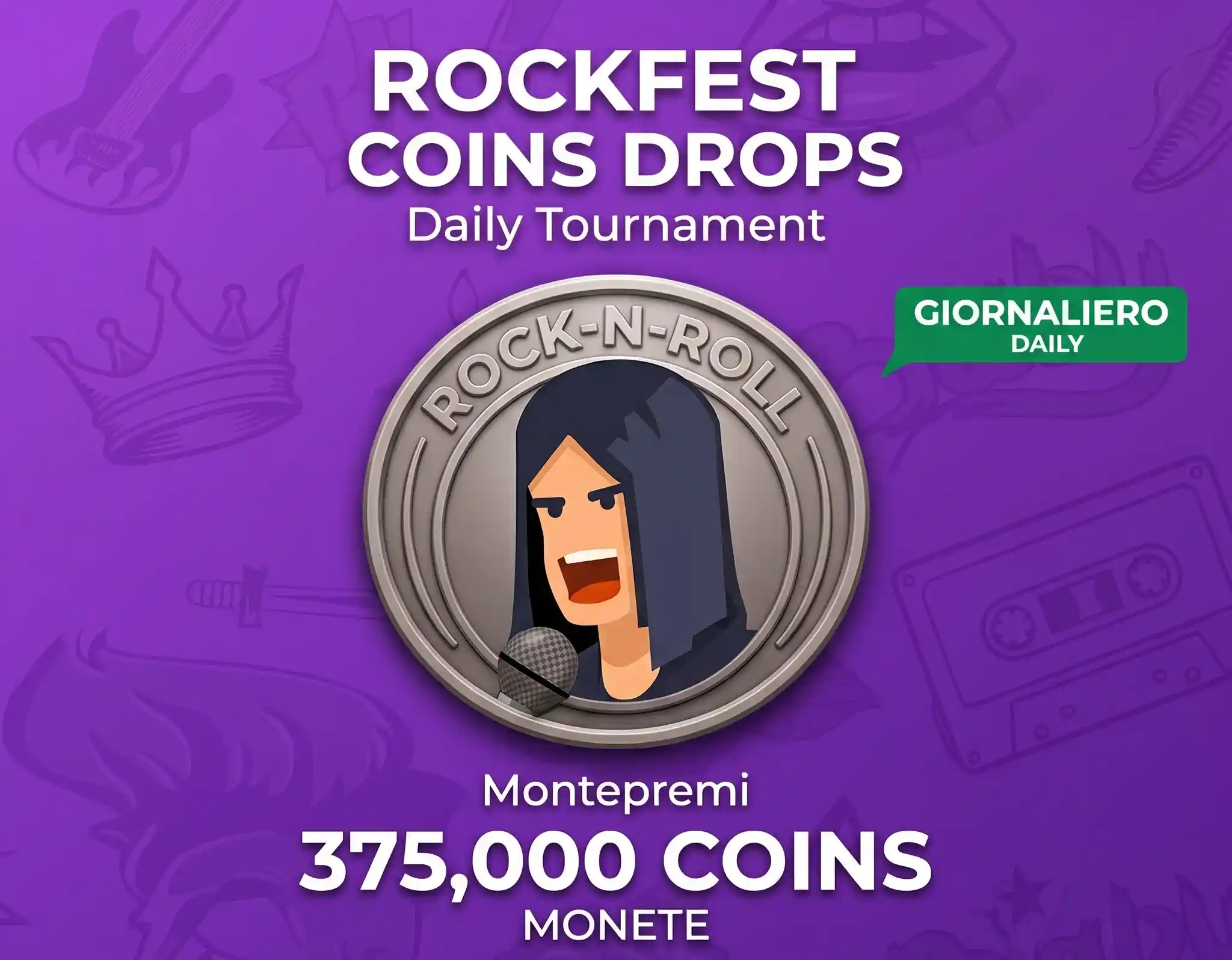 Tornei Rockfest Coins Drops